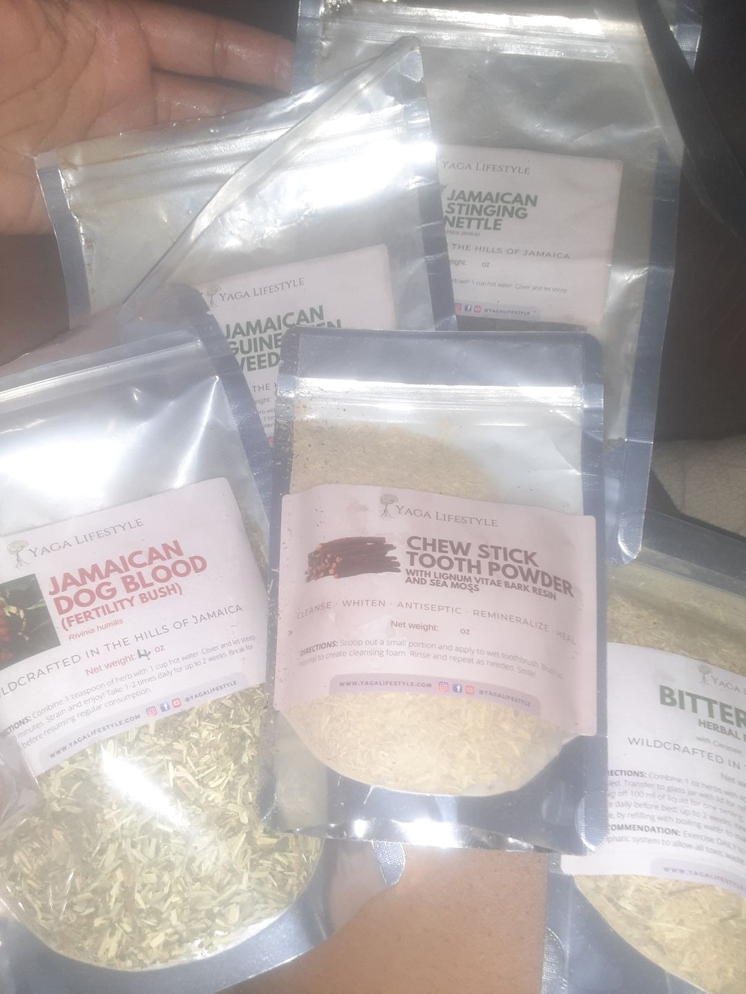 Customer photo review of Jamaican Dog Blood Bush | Fertility Herb | Rivinia Humilis