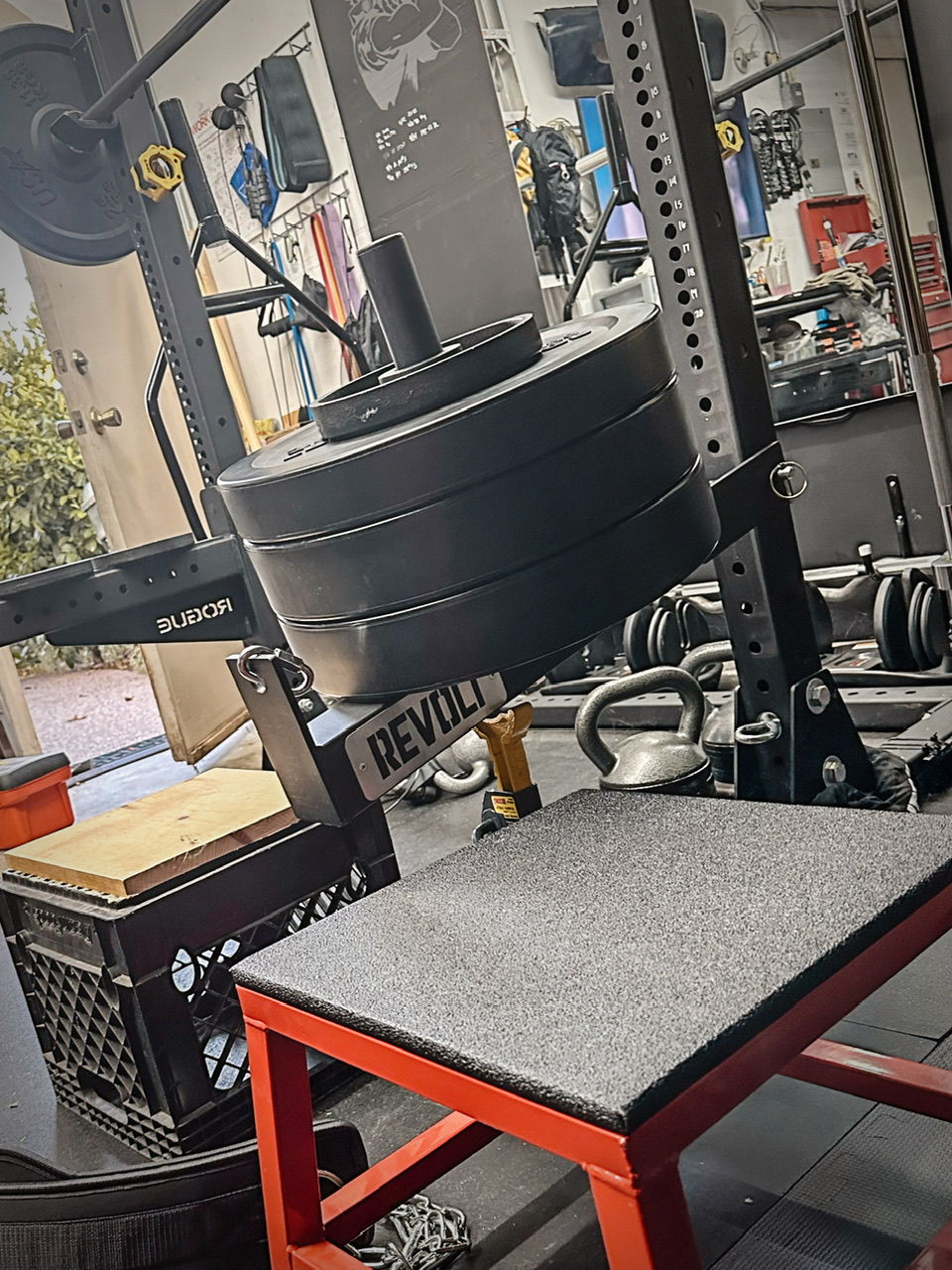 Customer photo review of Belt squat attachment