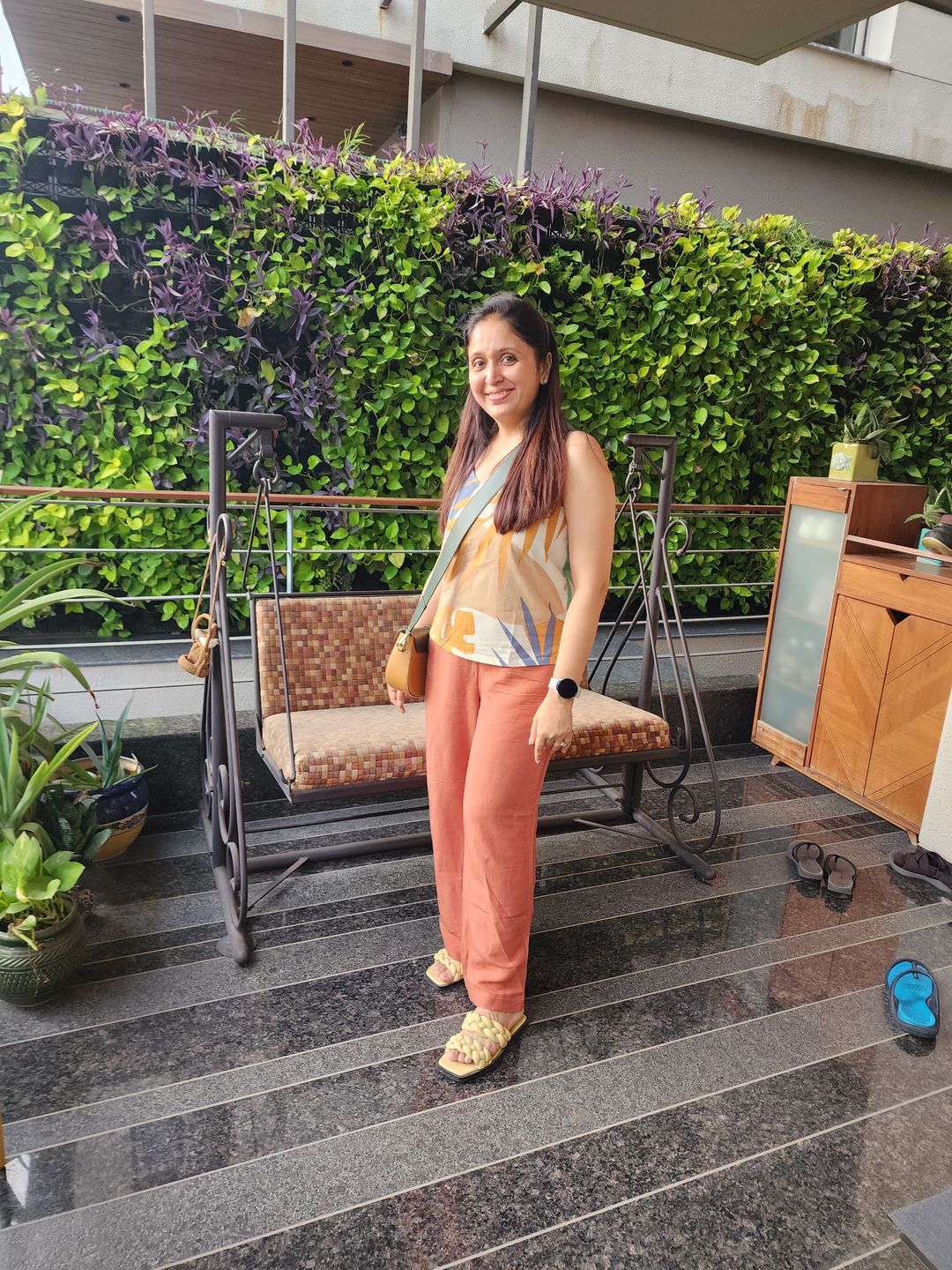 Customer photo review of Chhaya Tank Top - Miami Tropical