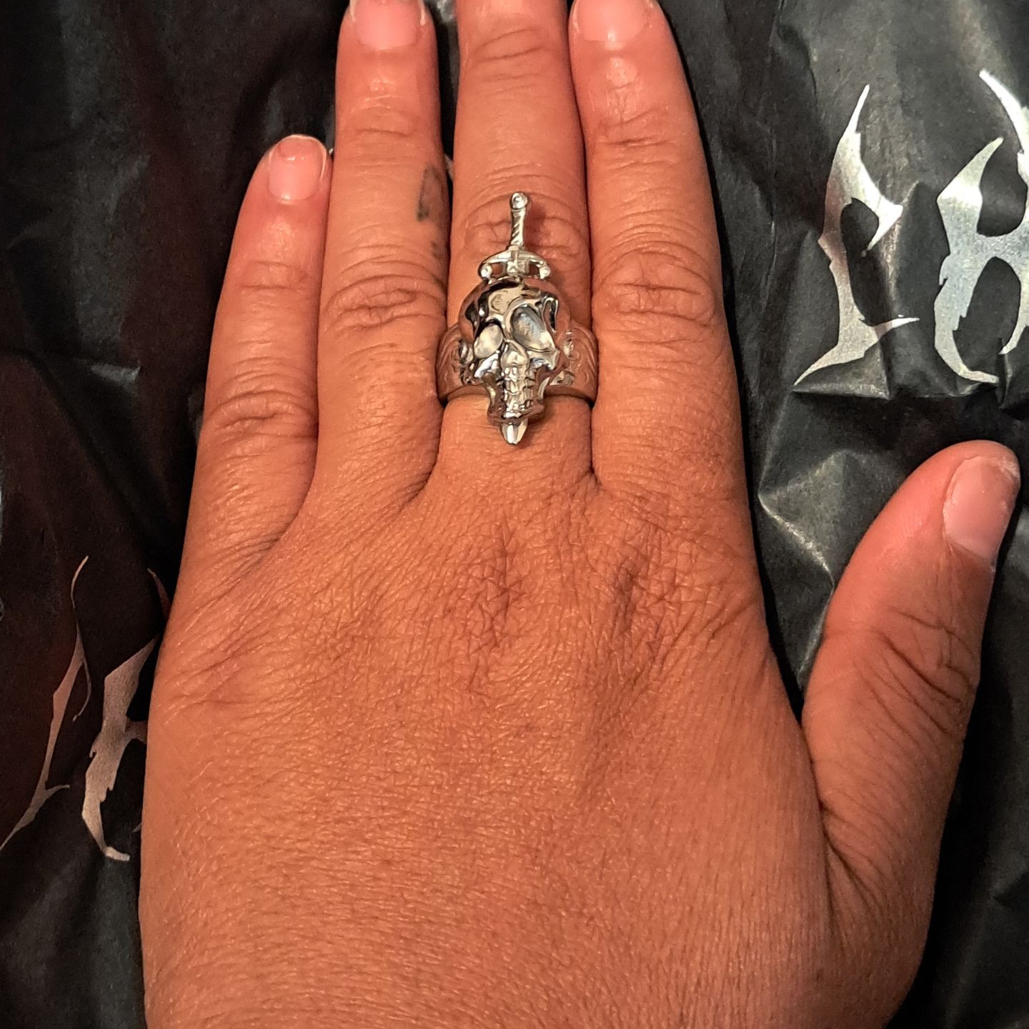 Customer photo review of HALLUCINOGENIC NIGHTMARE RING