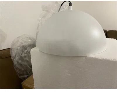 Customer photo review of 1-Light Industrial Metal Dome Pendant