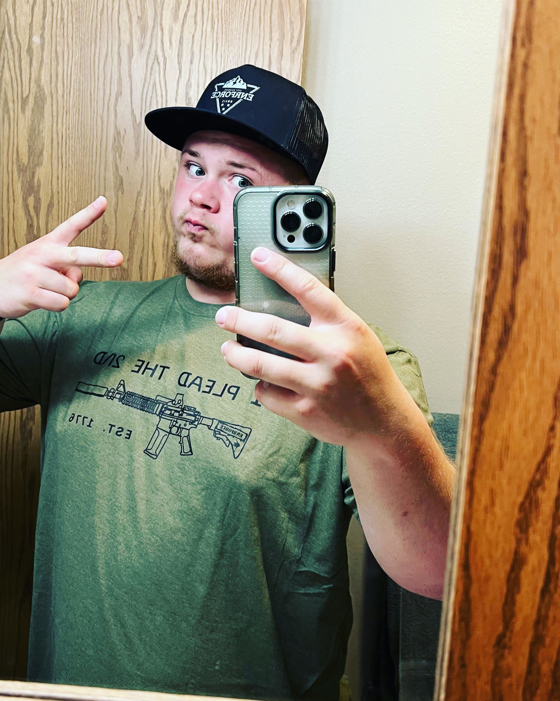Customer photo review of I Plead The 2nd - Tee