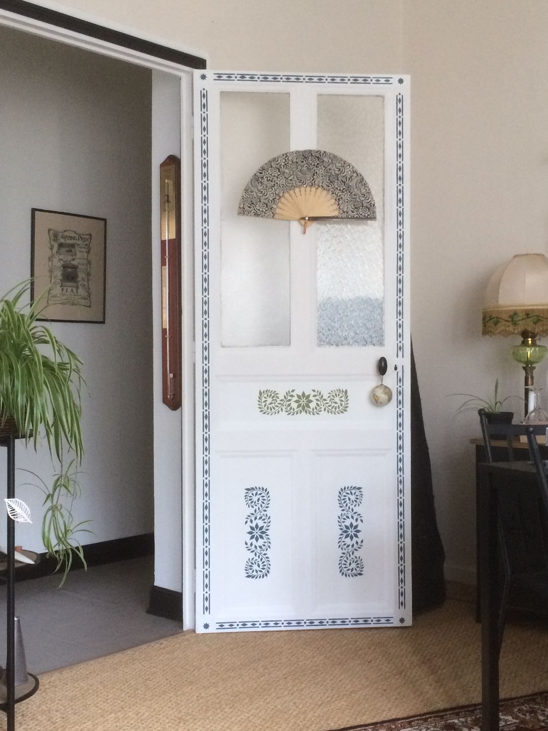 Customer photo review of JAIPUR Indian Inlay Furniture Stencil