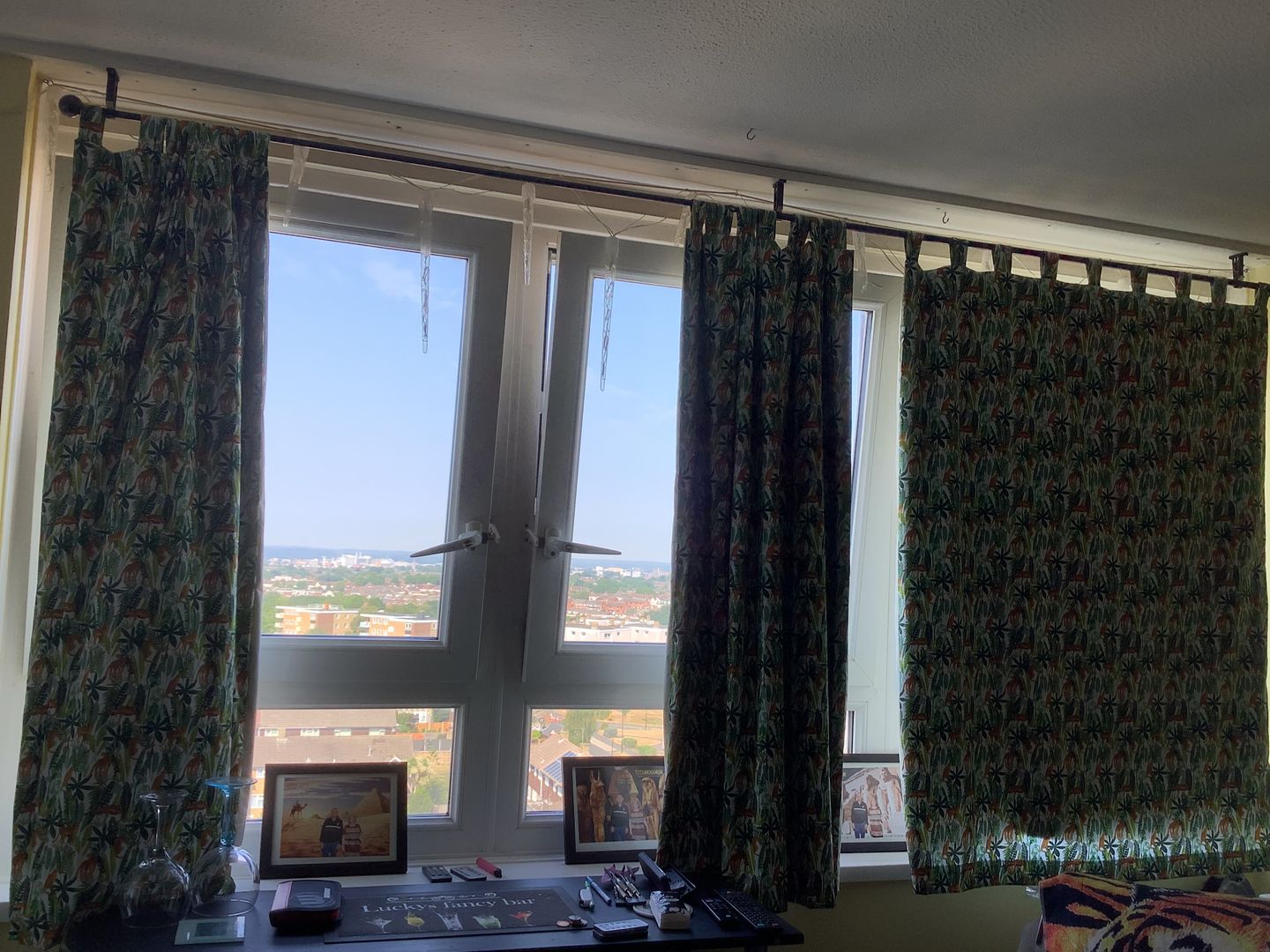 Customer photo review of Jungle Leopards Rose & Hubble Cotton Poplin Fabric