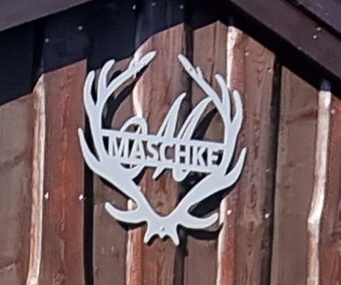 Customer photo review of Monogramm - Hirschgeweih aus edlem Stahl (personalisierbar)