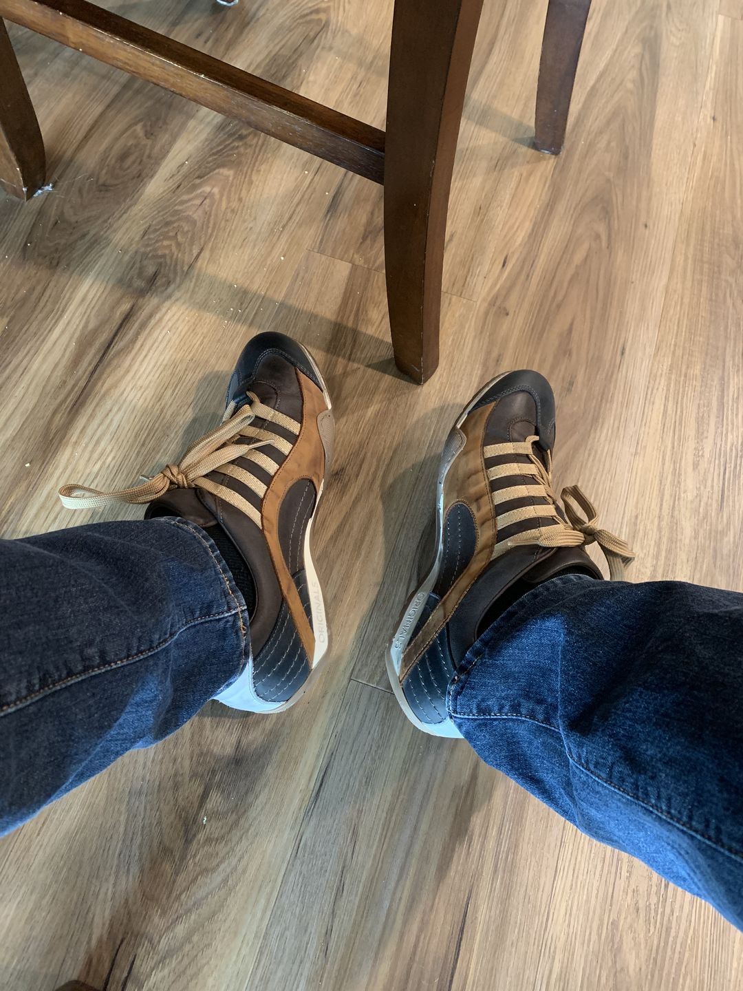 Customer photo review of Men's GrandPrix Sneaker in Designo Marron (Medium and Dark Brown)