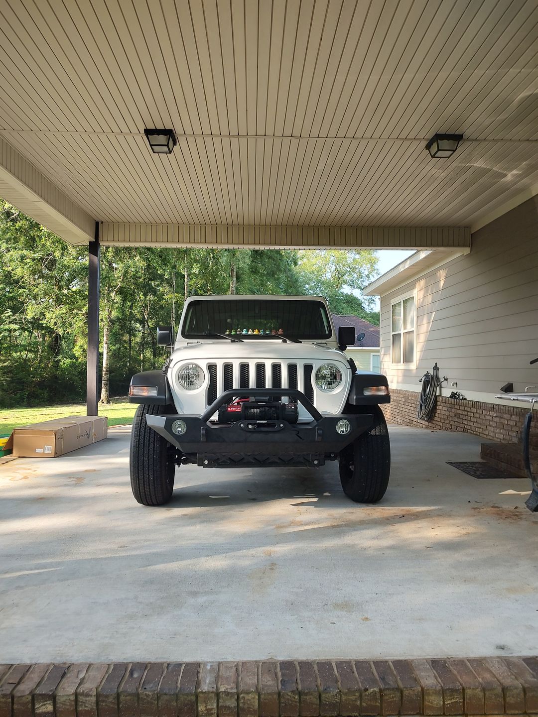 Customer photo review of OPENROAD 13,000 lbs Winch with Synthetic Rope - Panther Series 2s