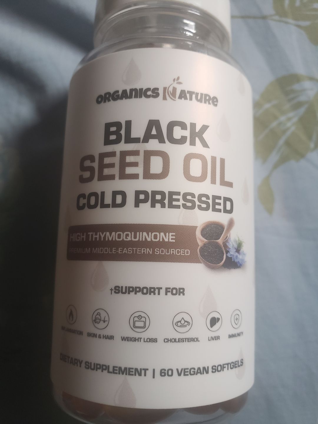 Customer photo review of Cold Pressed Black Seed Oil