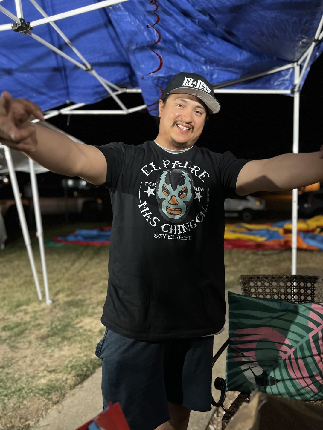 Customer photo review of El Padre Mas Chingon OG T-Shirt