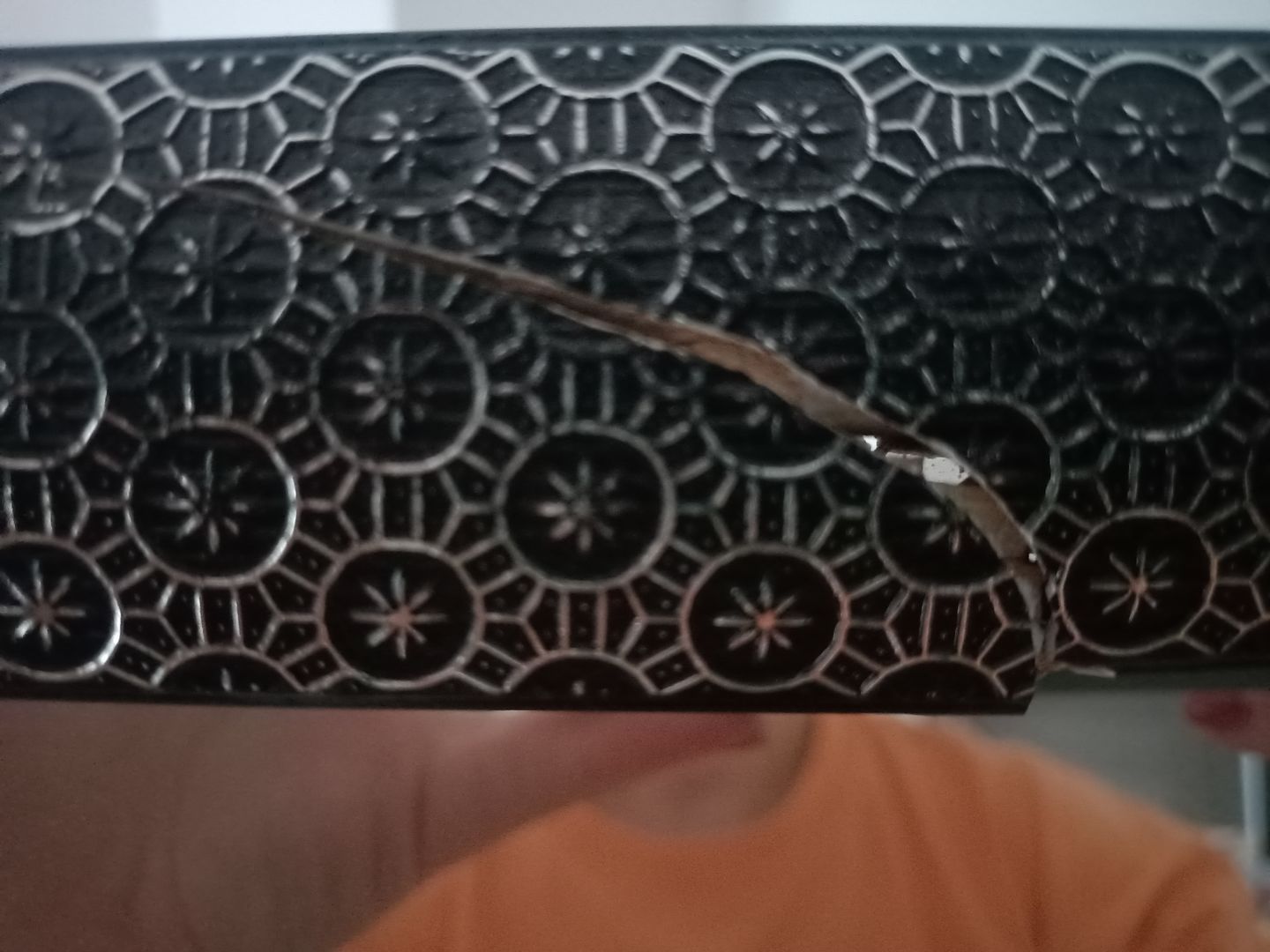 Customer photo review of Oglinda LAVAL, negru, metal/lemn, 40x150 cm