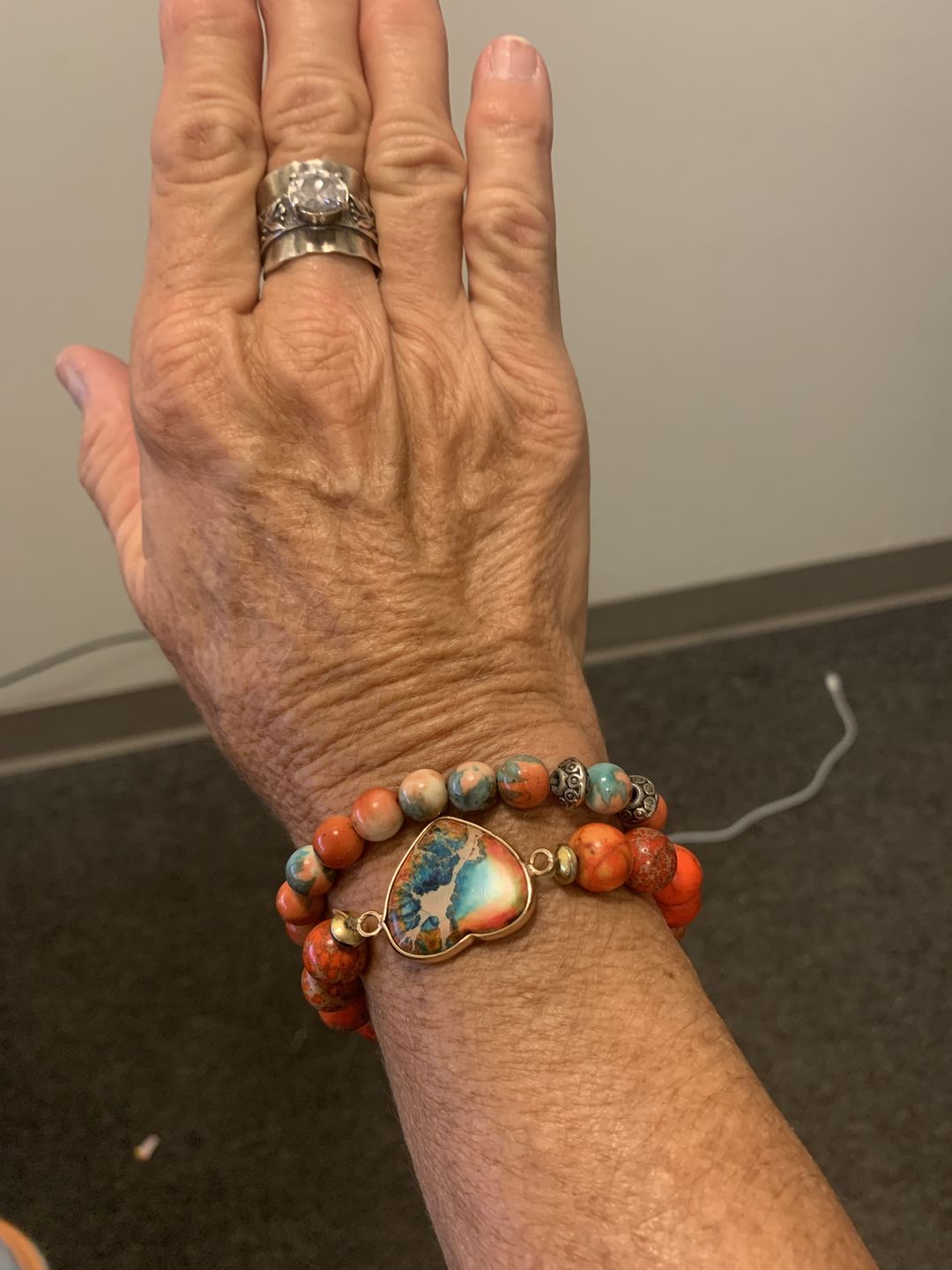 Customer photo review of Love of Fire Healing Bracelet