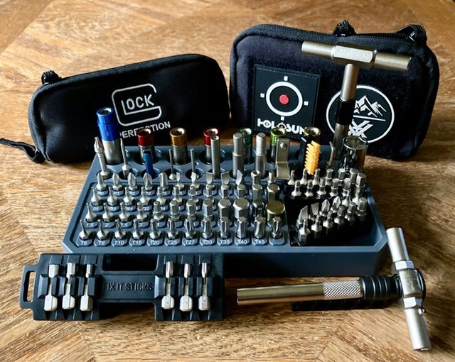 Customer photo review of Benchtop Storage Base with 43 piece Bit Pack