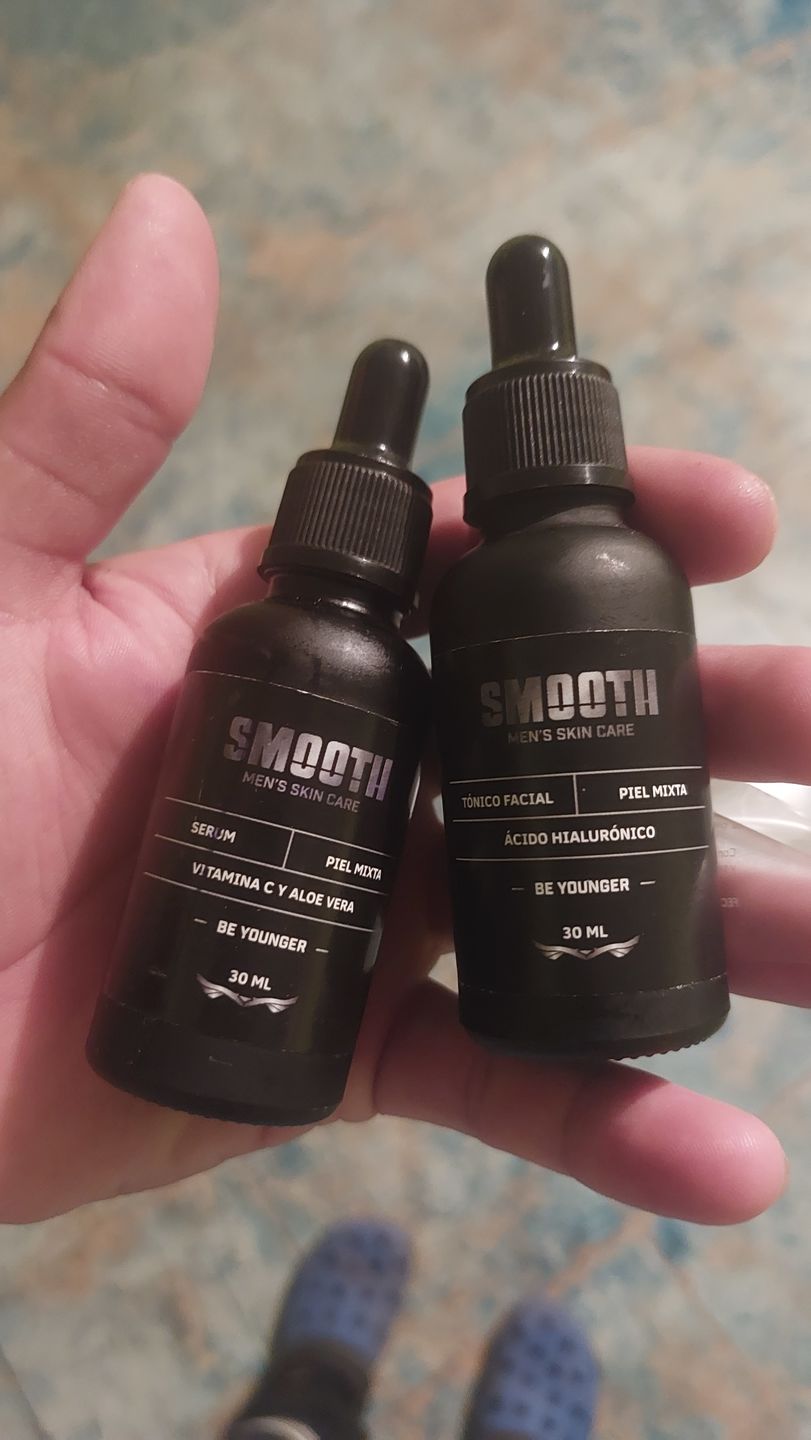 Customer photo review of Tonico facial Smooth | Ácido Hialuronico
