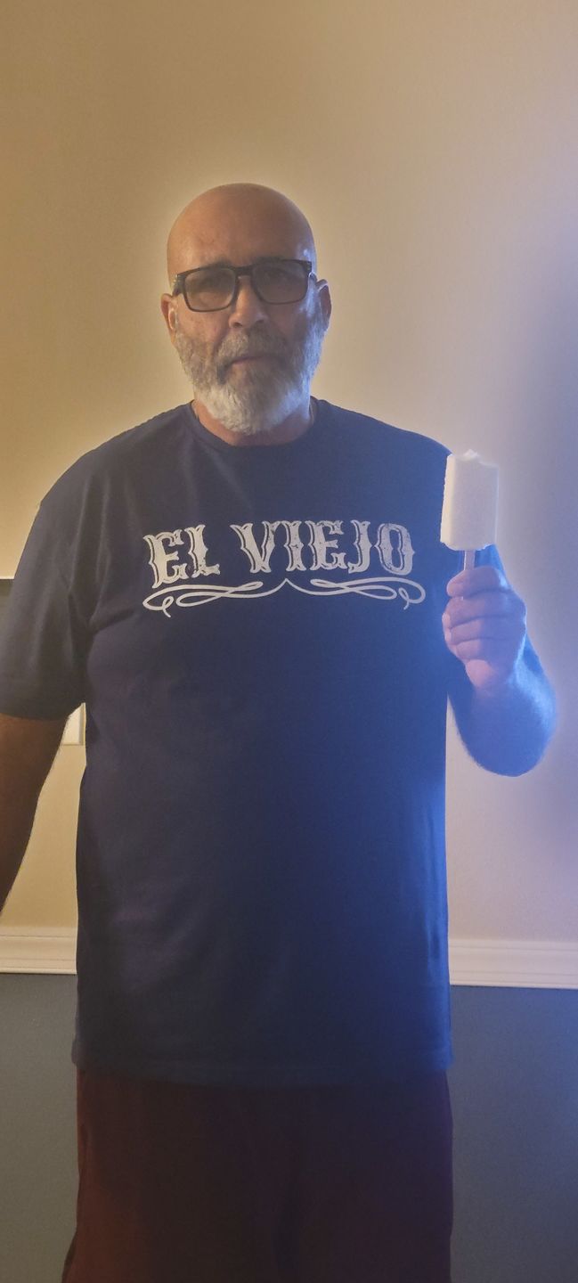 Customer photo review of The Original El Viejo Old School Tee