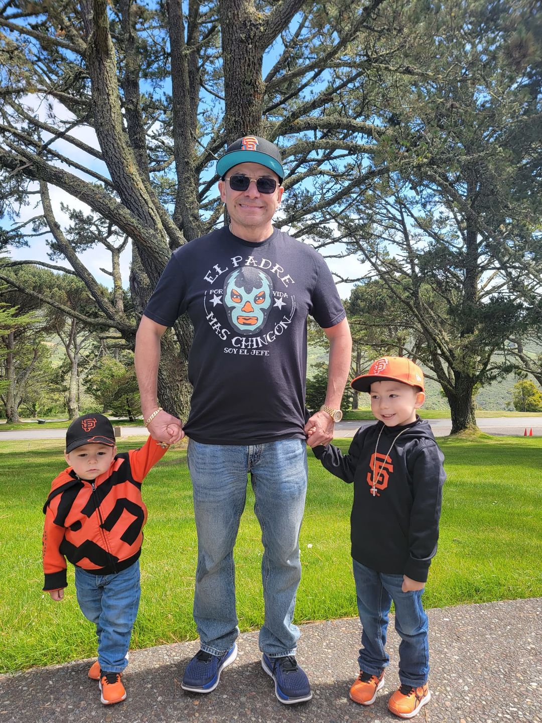 Customer photo review of El Padre Mas Chingon OG T-Shirt