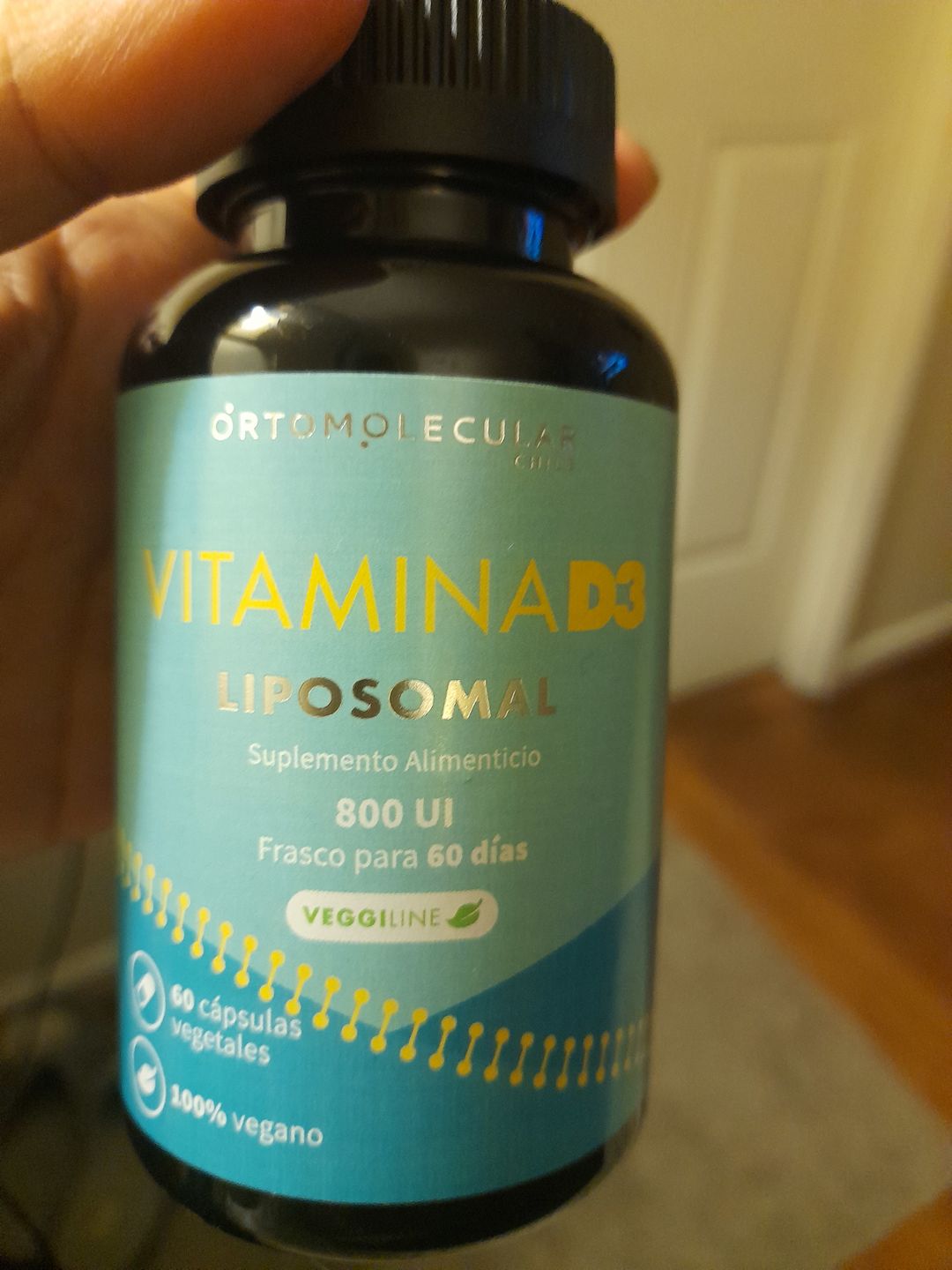 Customer photo review of Vitamina D3 liposomal 800 UI-60 cáps