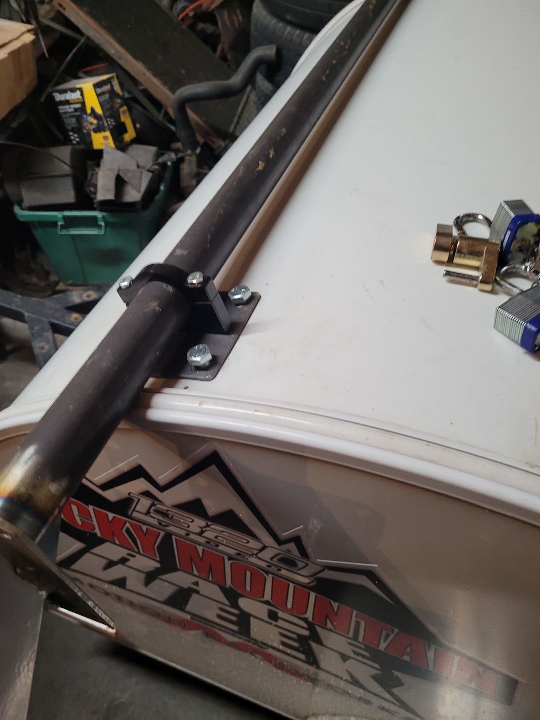 Customer photo review of Motion Raceworks 1.625" (1 5/8") Roll Bar Mount 18-12003