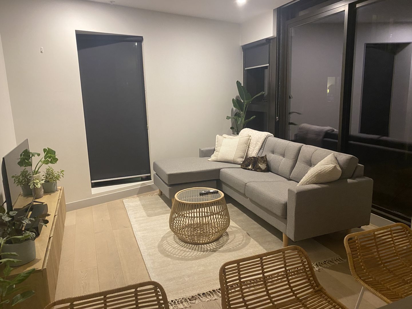 Customer photo review of Byron Ivory Wool Rug