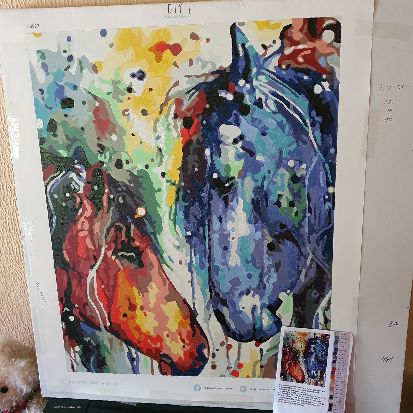 Customer photo review of Acrylfarben - Ersatzfarben - Malen nach Zahlen