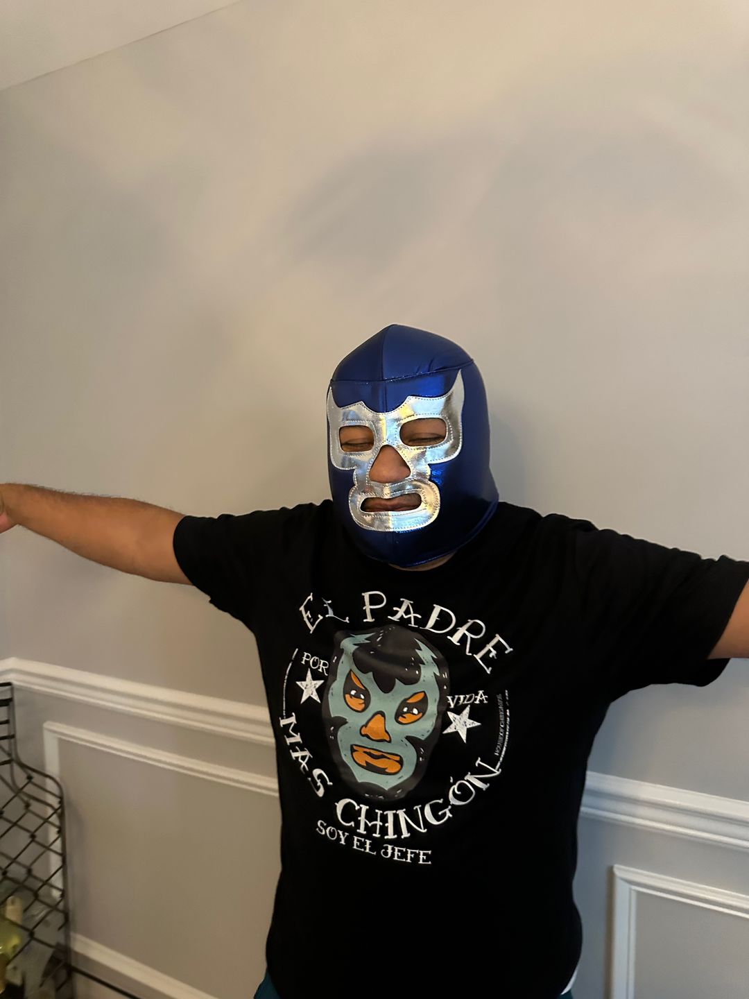 Customer photo review of El Padre Mas Chingon OG T-Shirt