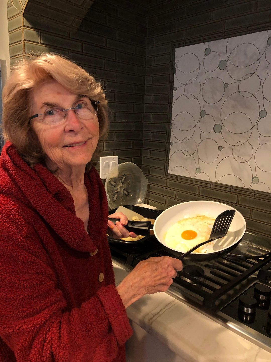Customer photo review of P600 Cookware Frying Pan Set