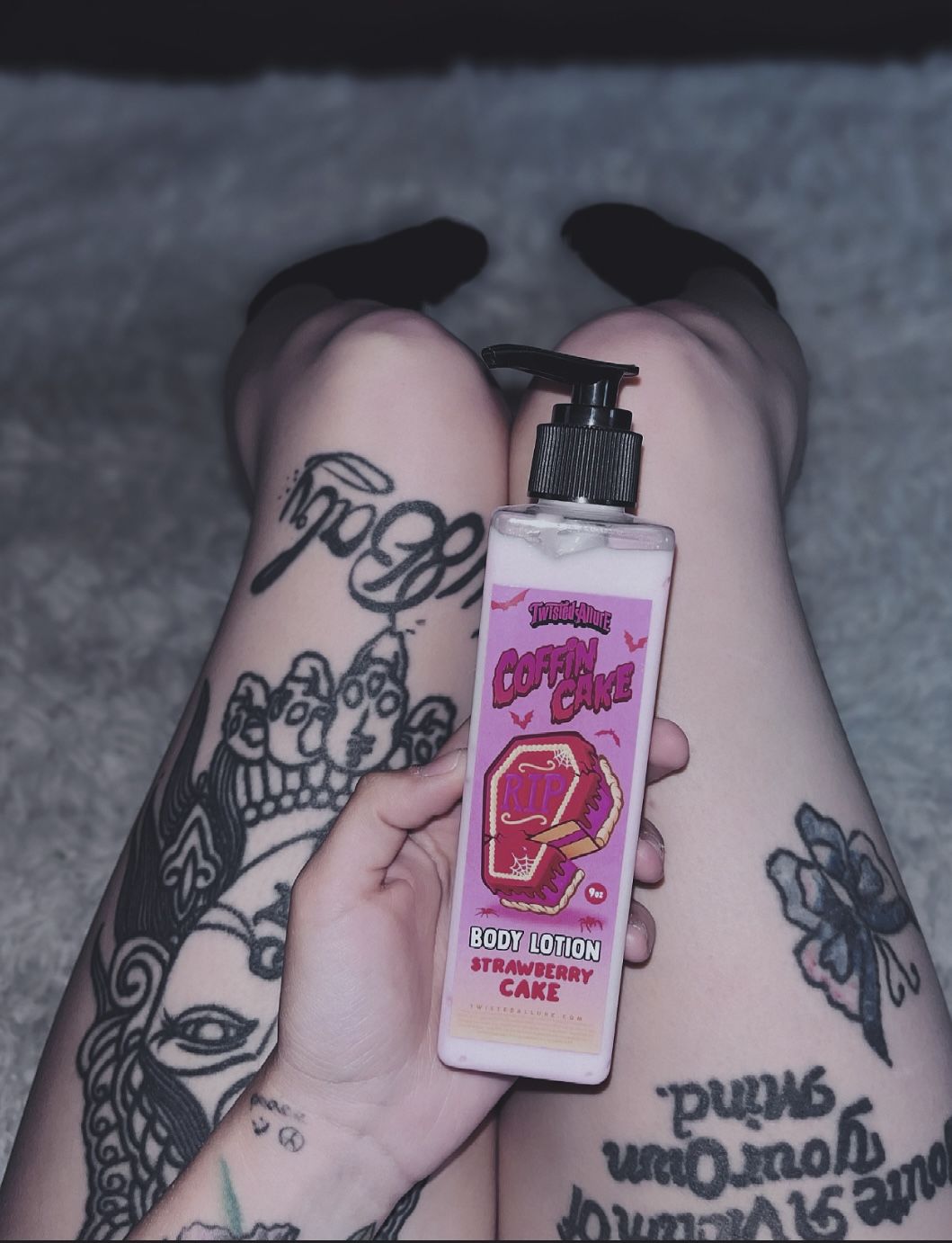 Customer photo review of Coffin Cake Body Lotion (Strawberry Cake)