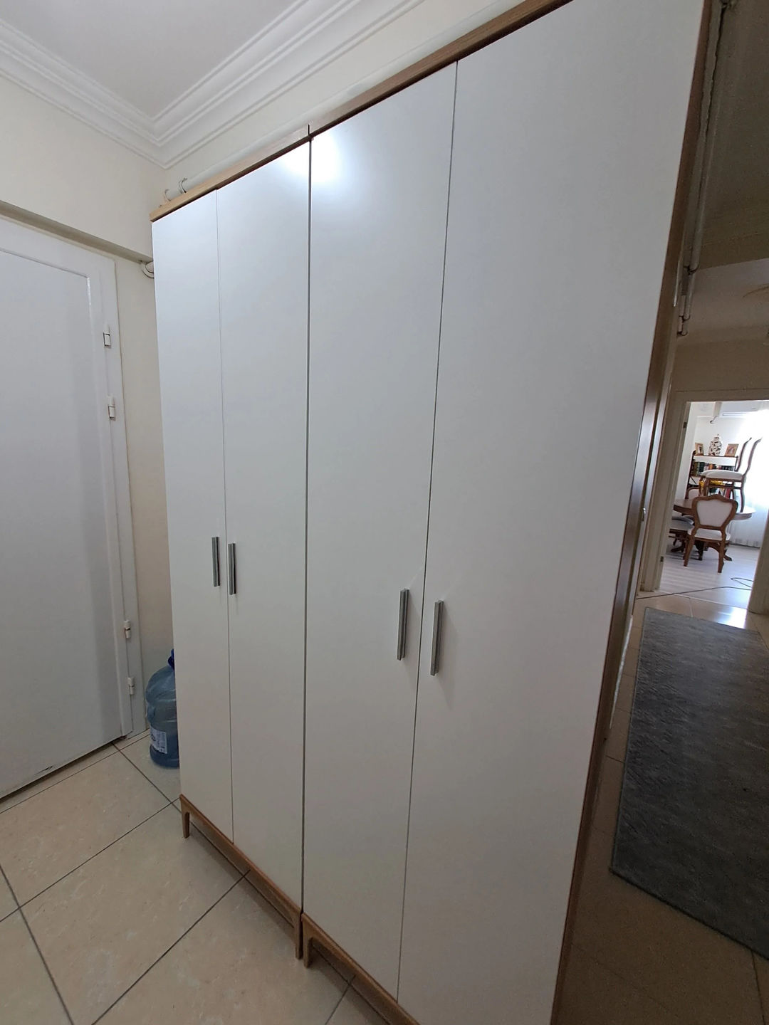 Customer photo review of Rani EA116 Ayakkabılık Portmanto 7 Raflı Çok Amaçlı Dolap Sepet Ceviz - Beyaz