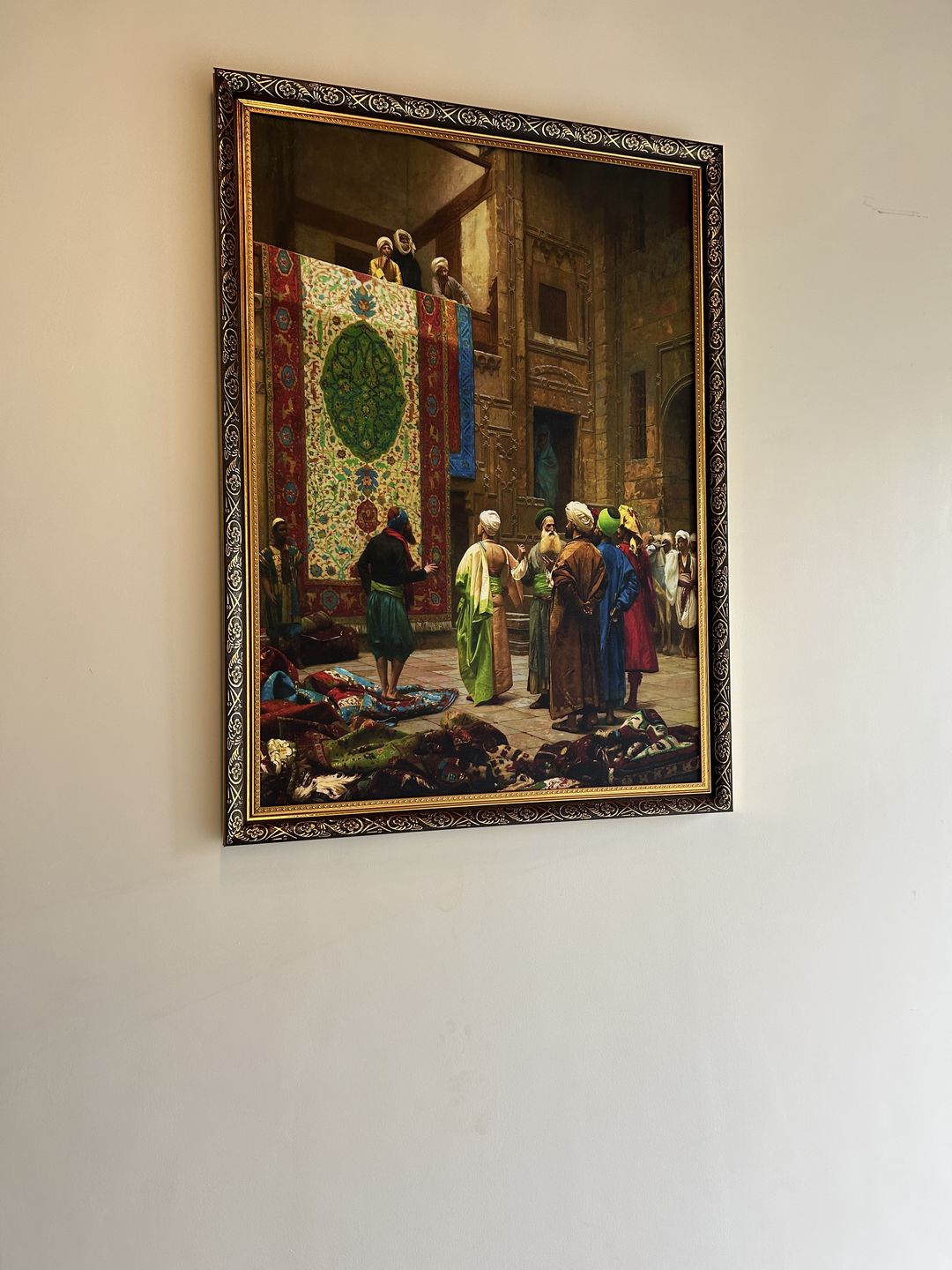 Customer photo review of The Carpet Merchant, Arabic Painting