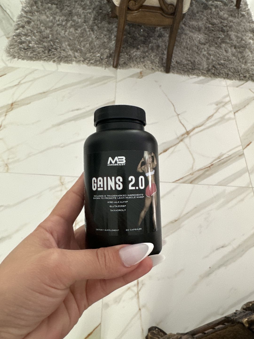 Customer photo review of Gains 2.0