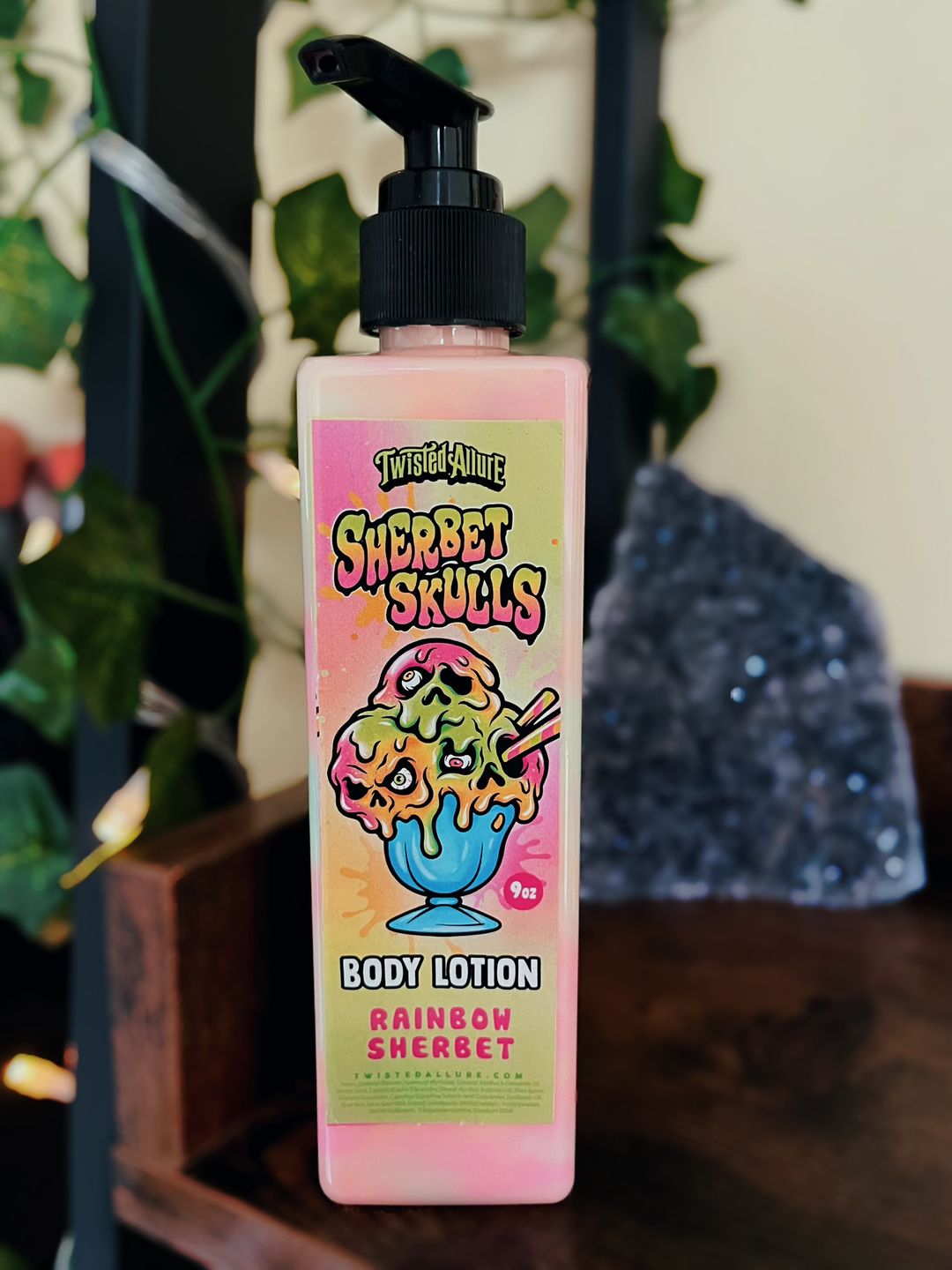 Customer photo review of Sherbet Skulls Body Lotion (Rainbow Sherbet Ice Cream)