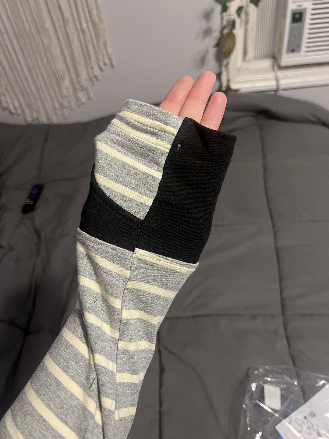 Customer photo review of Varsity Black Full Zip