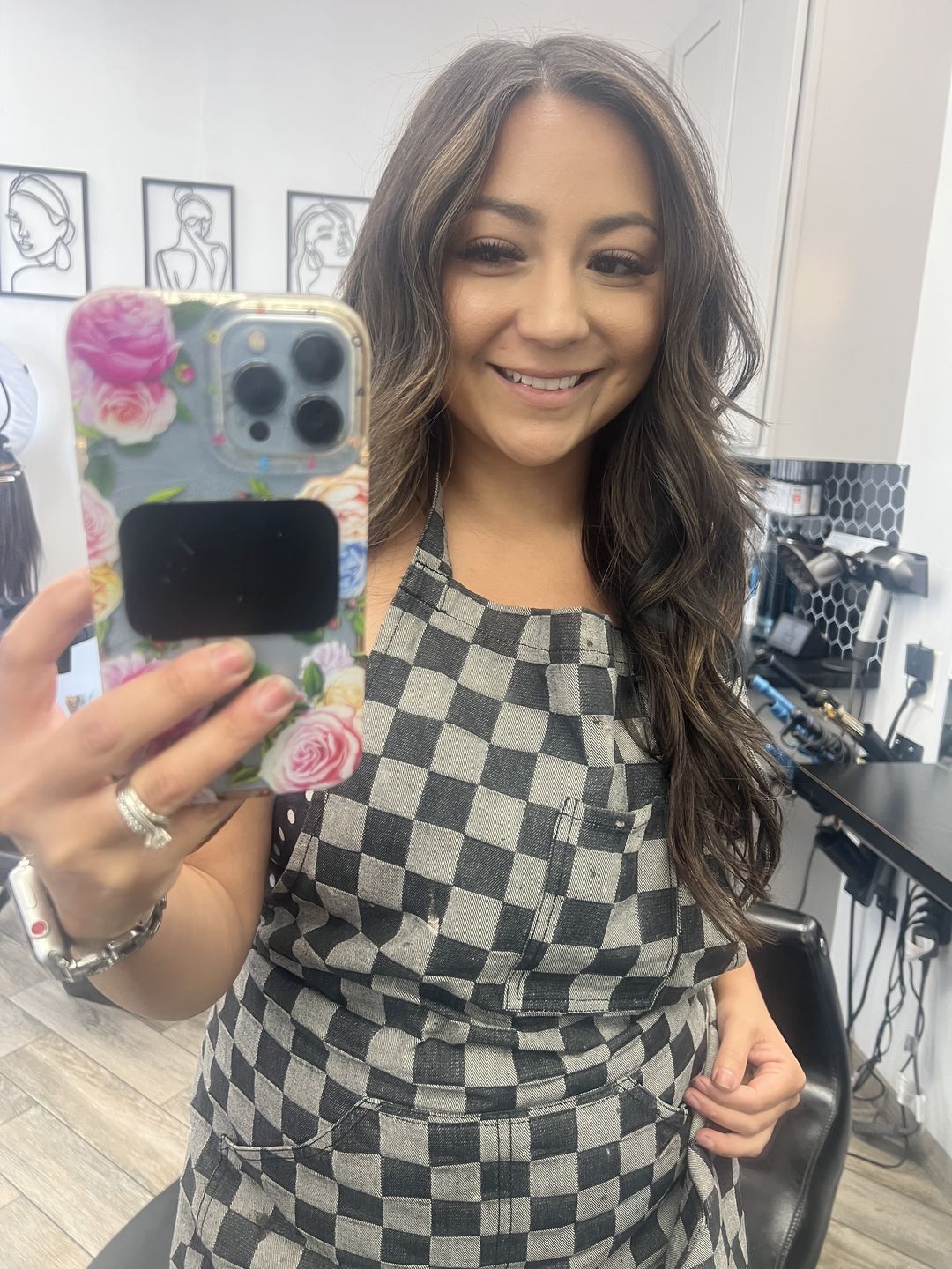 Customer photo review of Checkered Apron