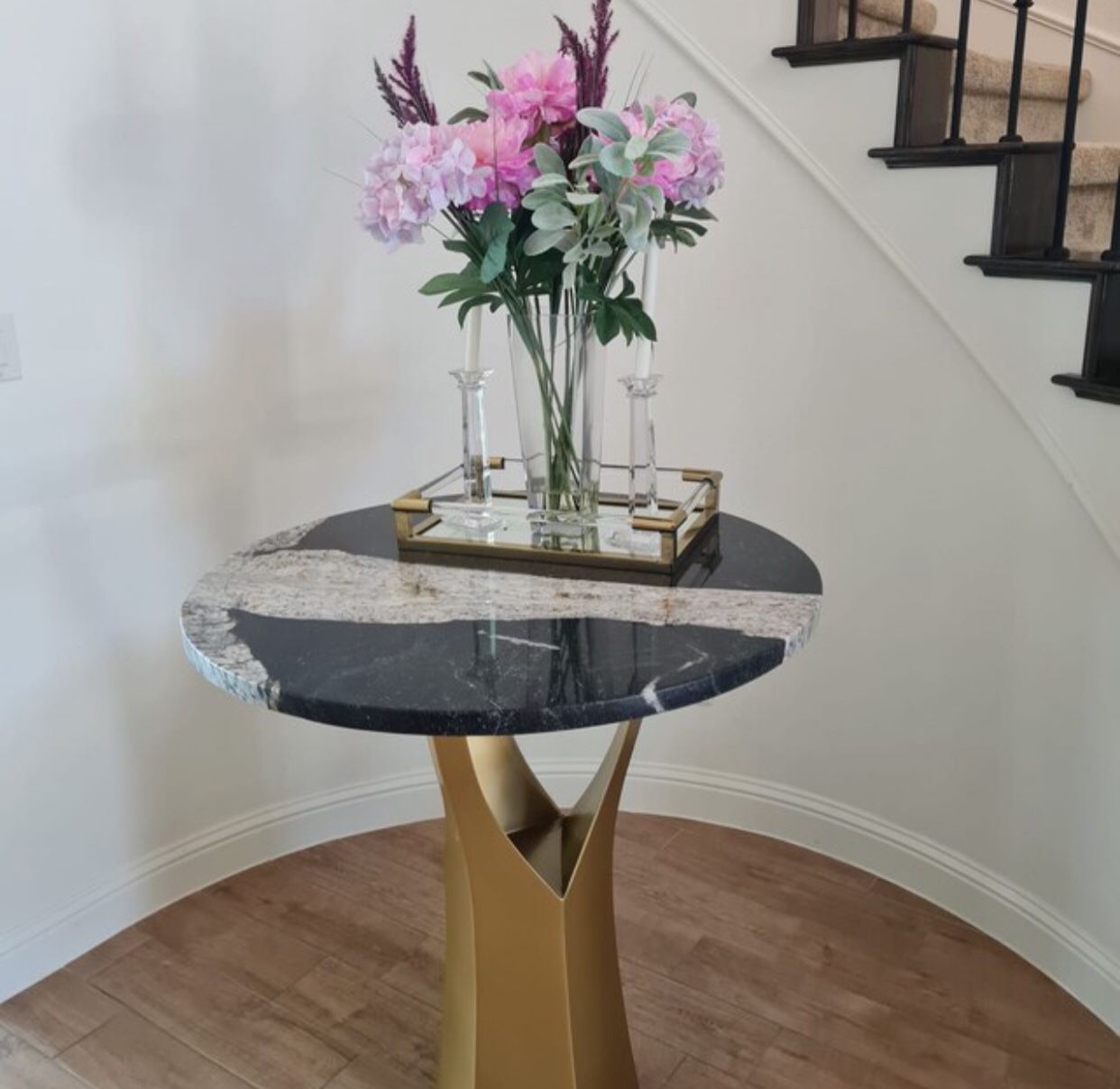 Customer photo review of Metal Counter Table Legs - 608 Namu - 36H inch - (ONLY 1 BASE) - Flowyline