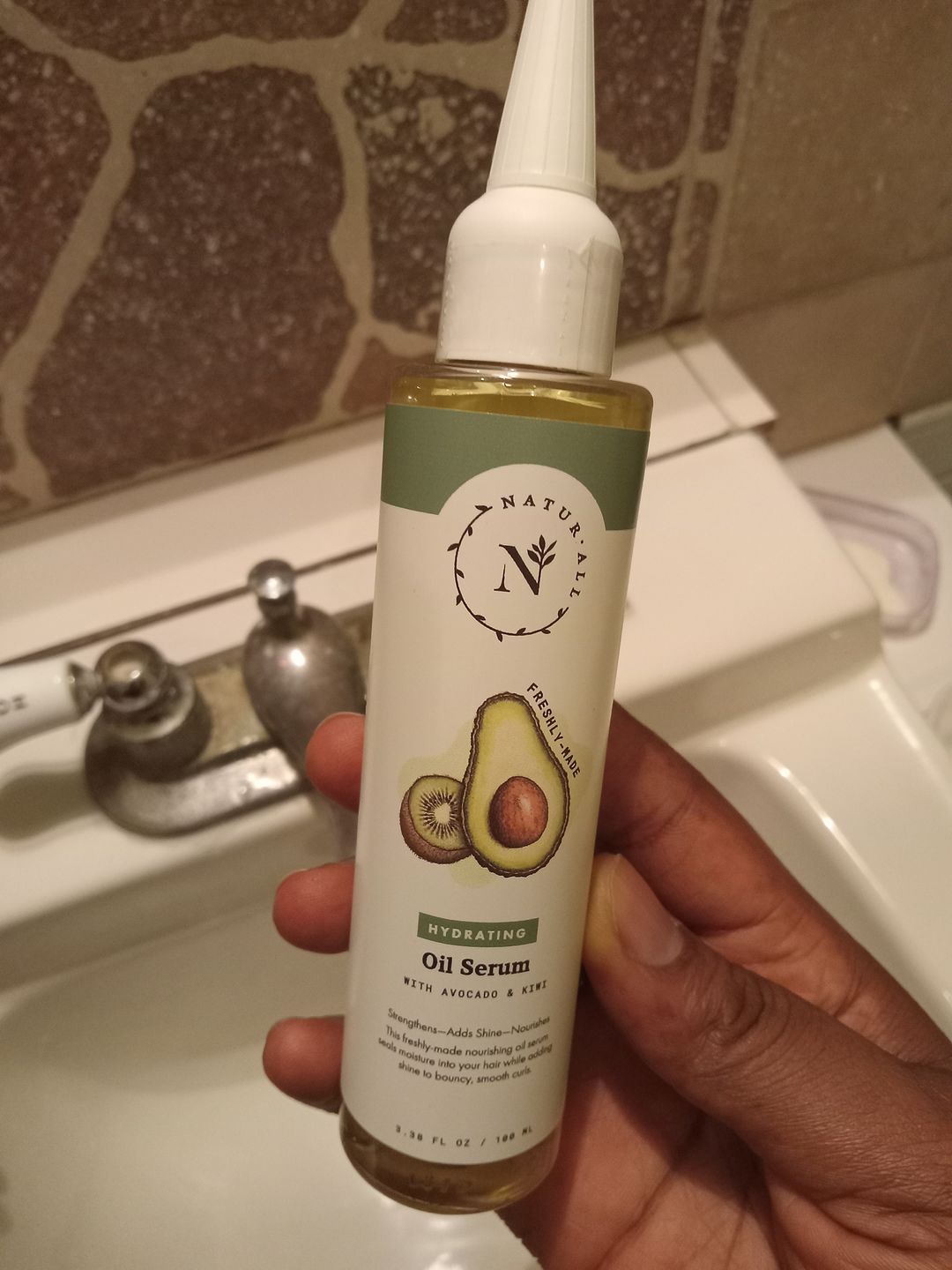 Customer photo review of Hydrating Oil Blend