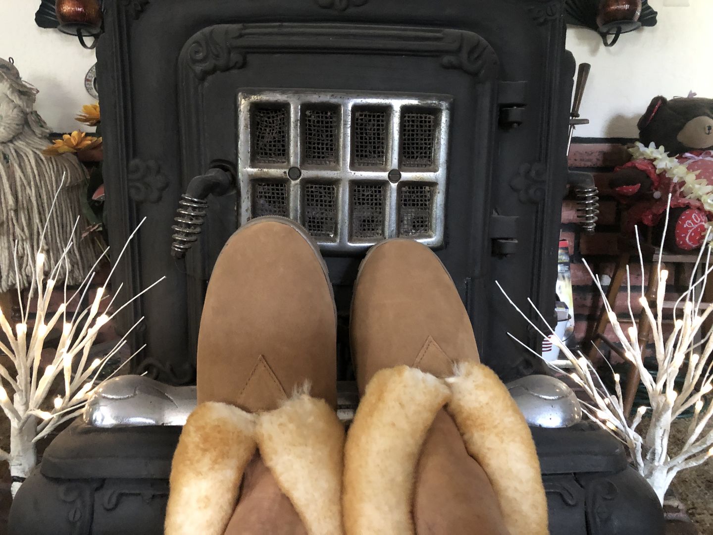 Customer photo review of MEN'S SHEEPSKIN BOOTIE