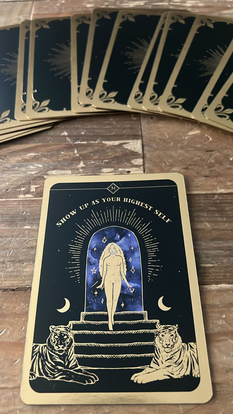 Customer photo review of Soul Whispers Card Deck