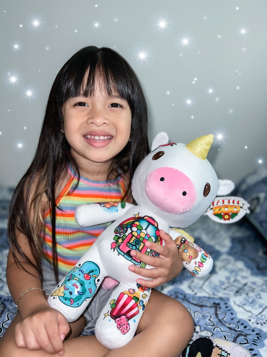 Customer photo review of Candy the Unicorn