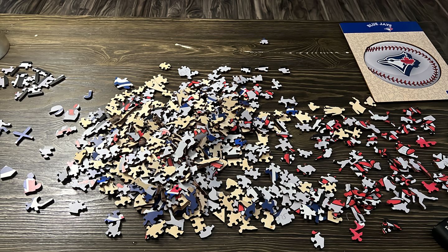 Customer photo review of Toronto Blue Jays® - Official Wooden Puzzle