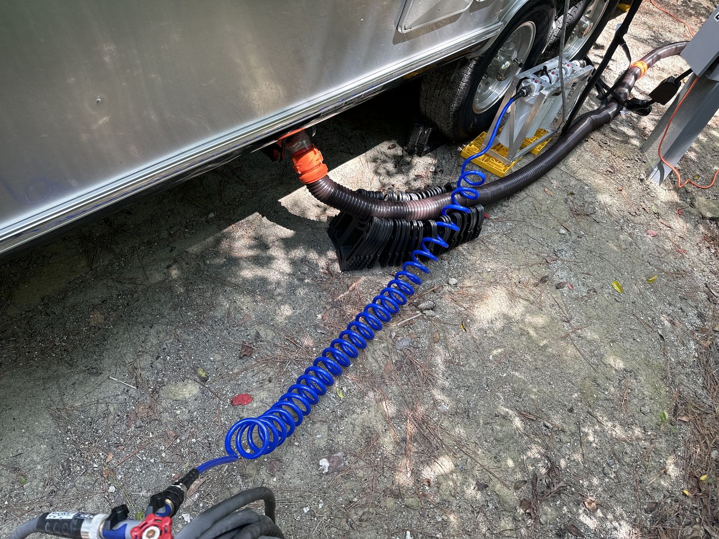 Customer photo review of Ultimate RV Water Hose with Storage Bag