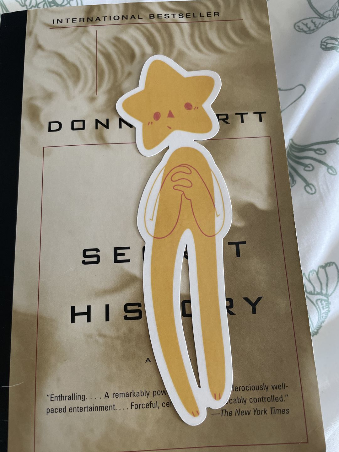 Customer photo review of Minimalistic Space People Bookmark