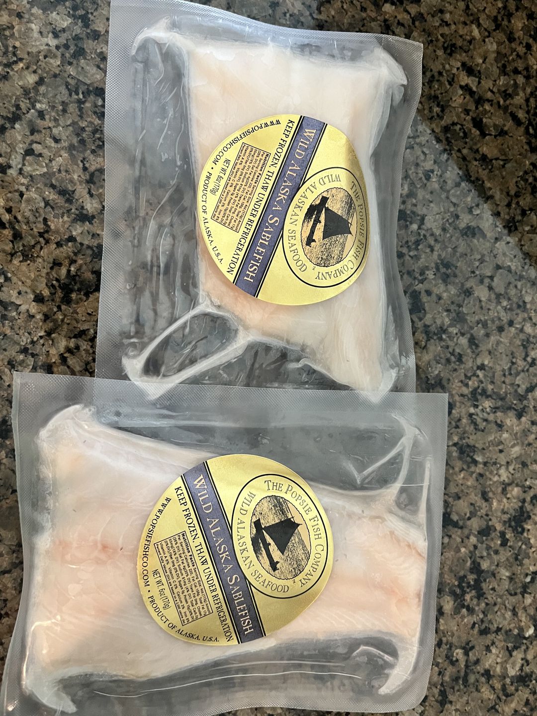 Customer photo review of Popsie's Wild Caught Alaska Sablefish Box (choose 5 or 10 lbs)