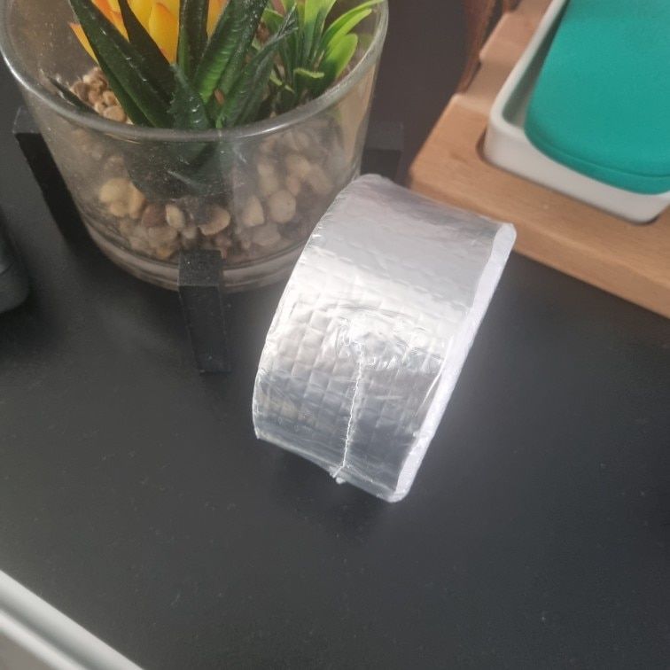 Customer photo review of Waterproof And Fireproof Silver Foil Tape (2 Inches * 8Yards)