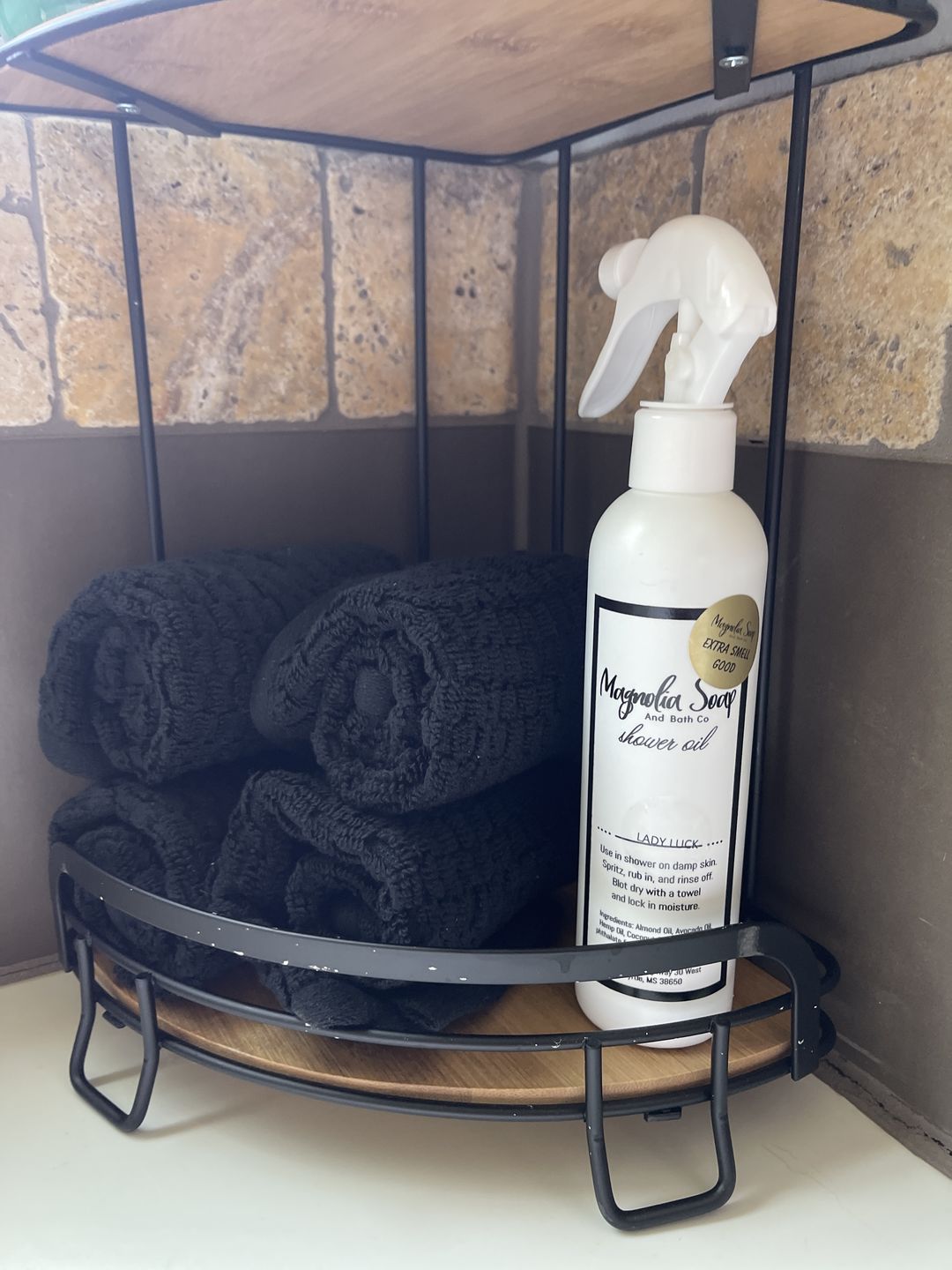 Customer photo review of Shower Oil