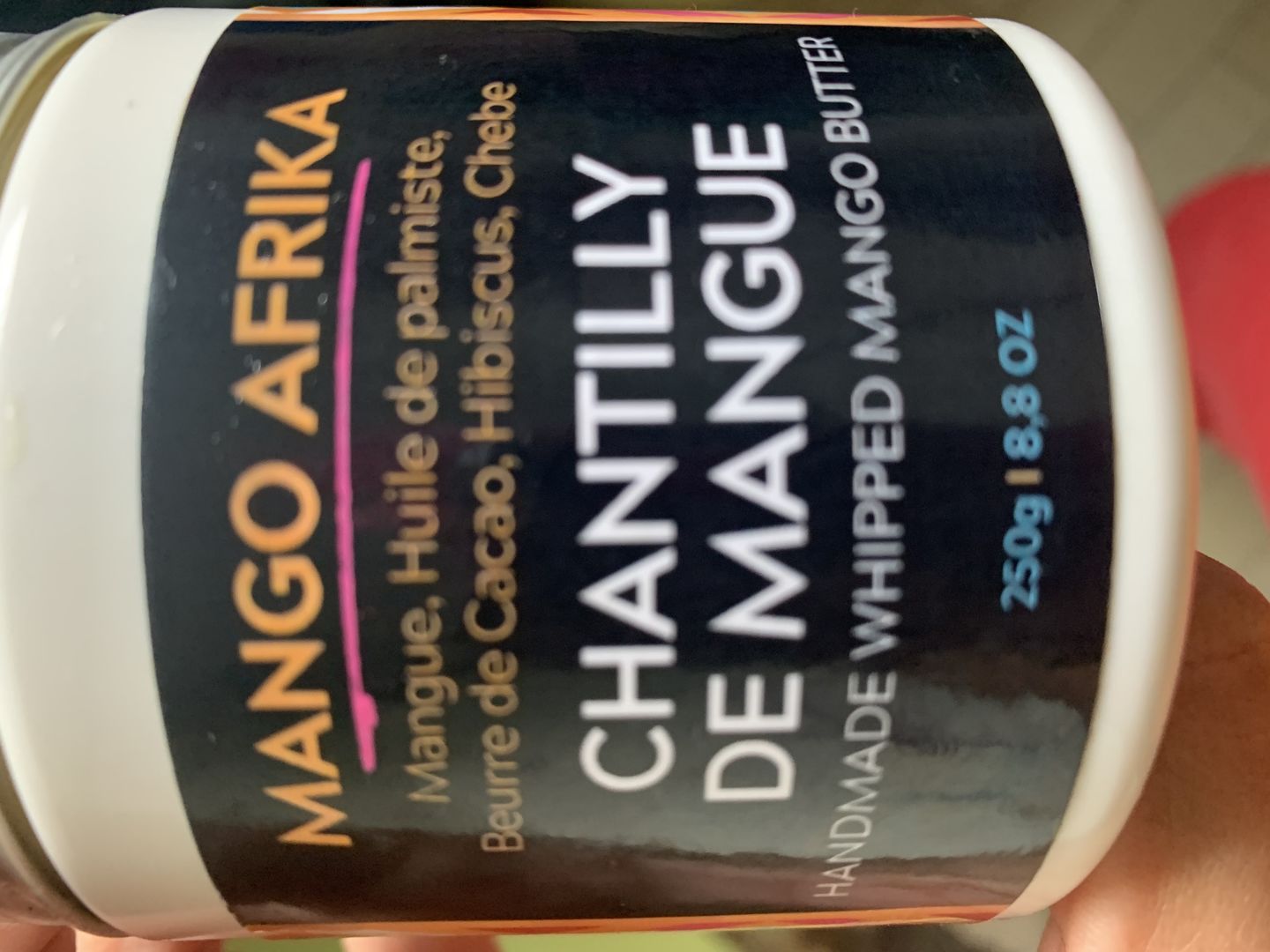 Customer photo review of Chantilly de Mangue - MANGO AFRIKA