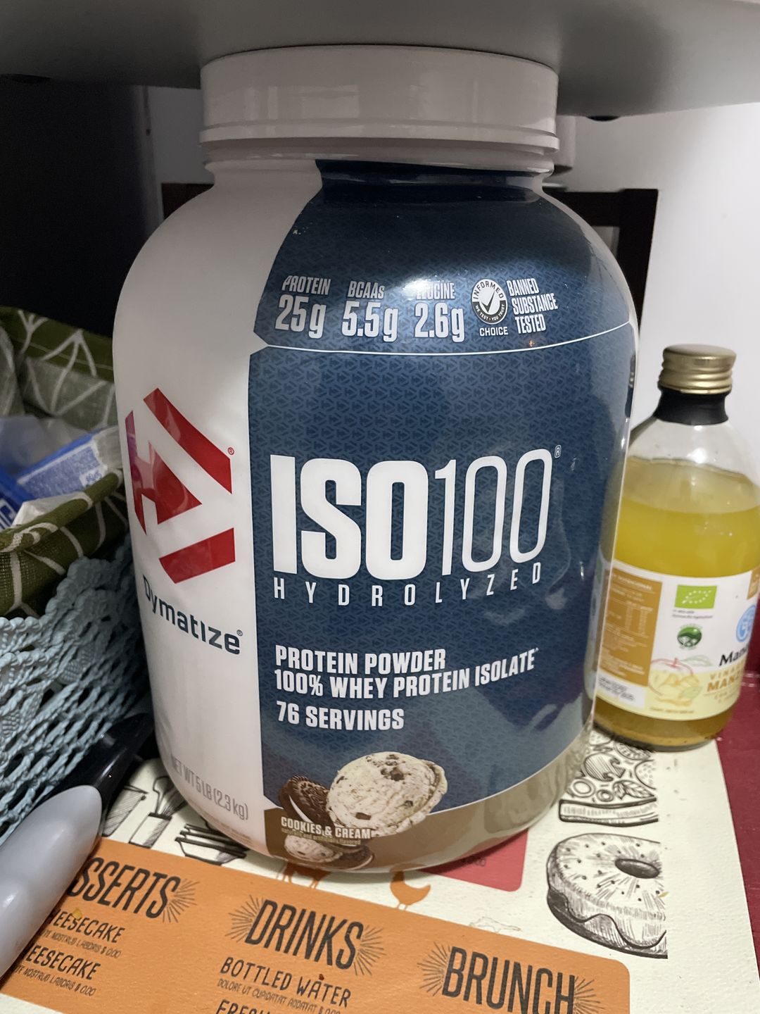 Customer photo review of Dymatize ISO100 Hydrolyzed Proteina Hidrolizada 5 Lb