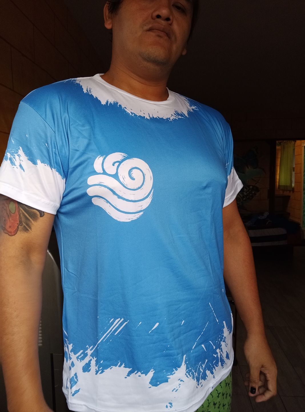 Customer photo review of Playera Pijama Avatar Tribu del Agua