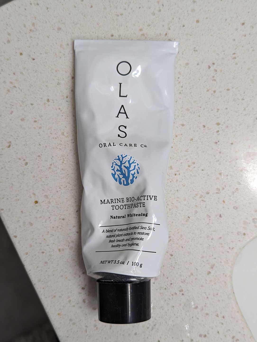 Customer photo review of NEW - OLAS Marine Bio-Active Toothpaste