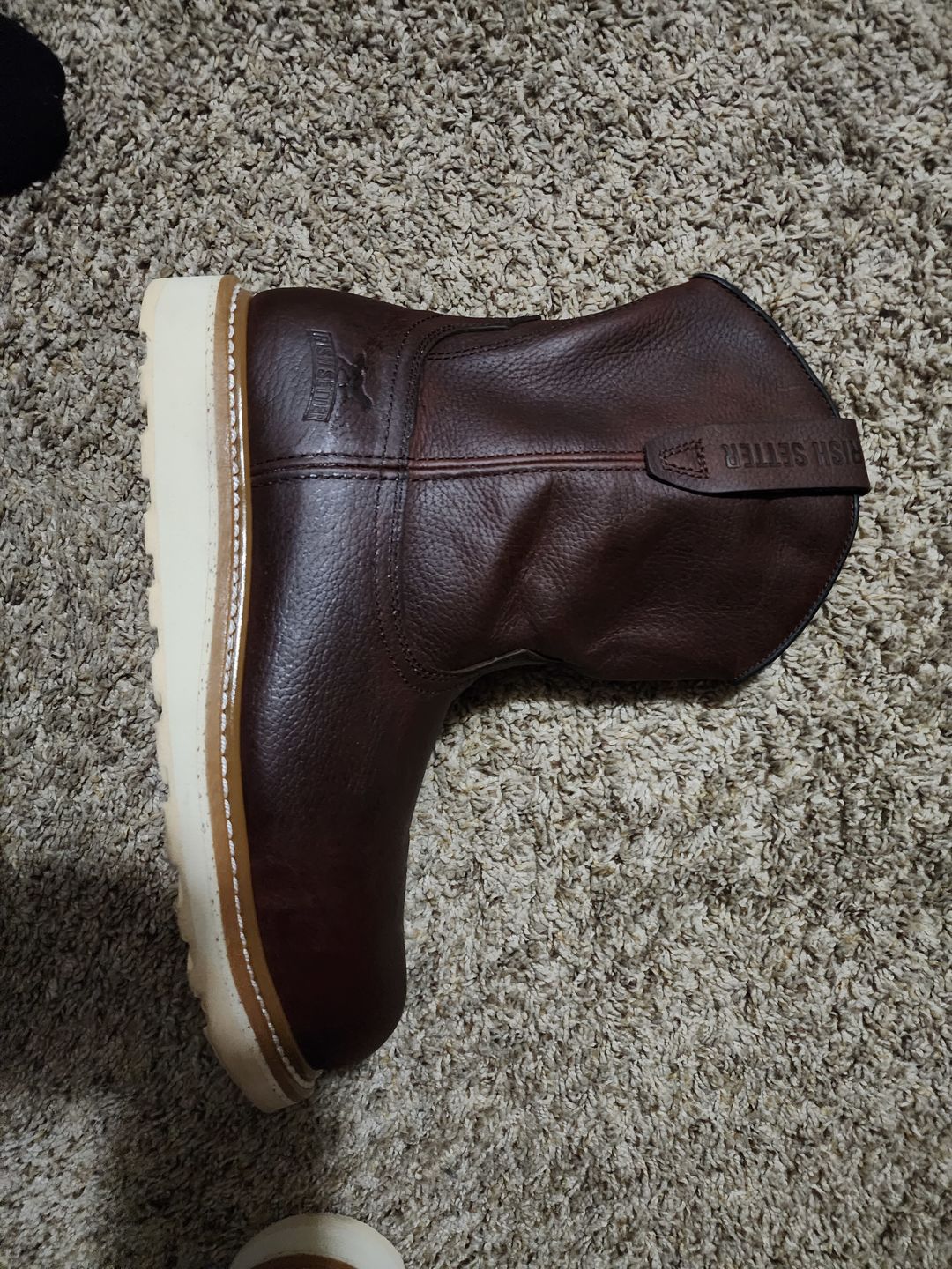 Customer photo review of Irish Setter by Red Wing Men's Ashby Safety Toe Boots 83908