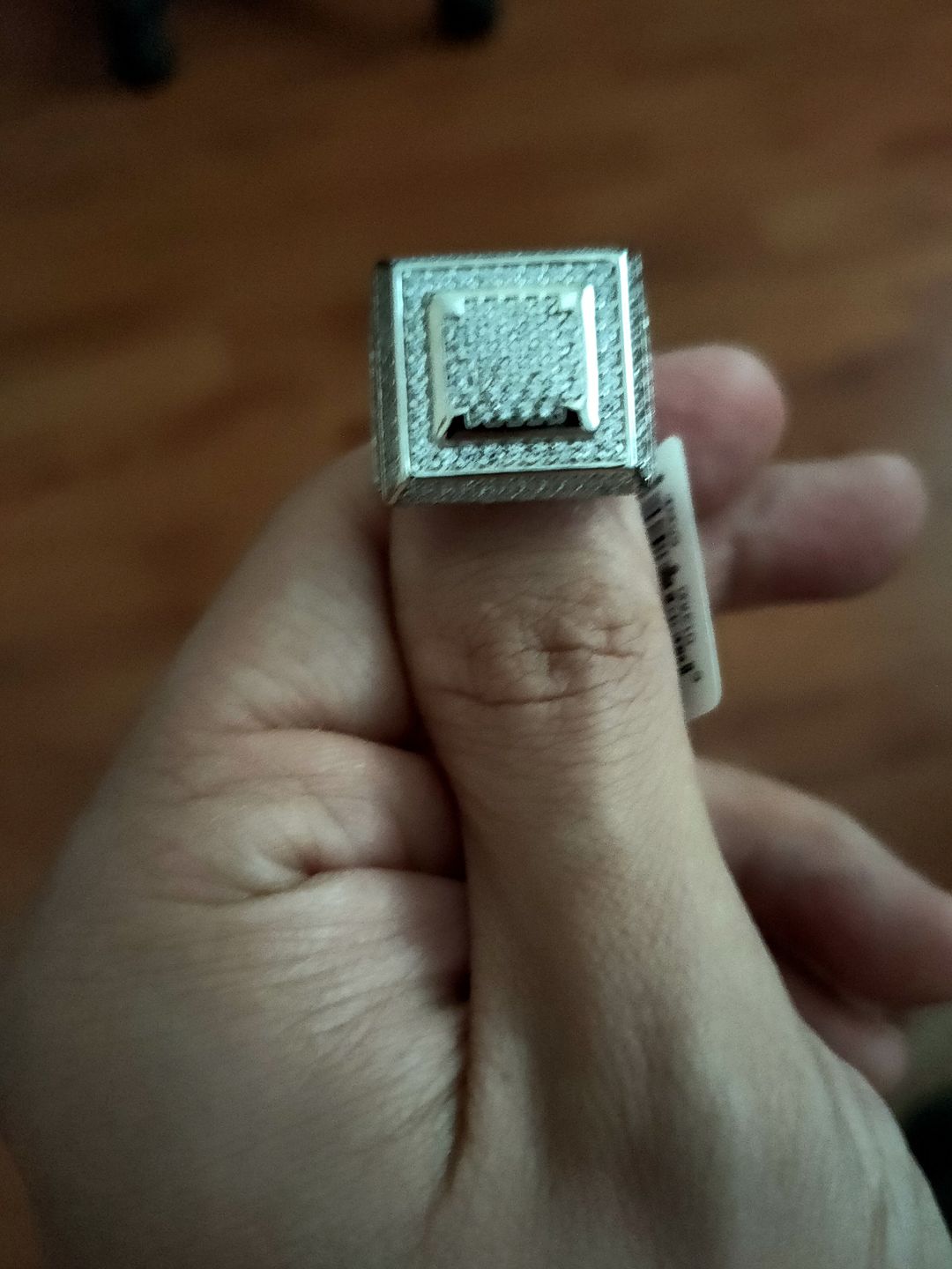 Customer photo review of ICE BLOX RING. - 925 STERLING SILVER