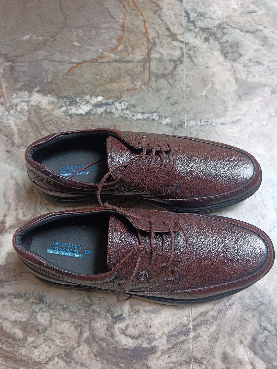 Customer photo review of Bacca Bucci Leather Office Lace-ups Formal Shoes | UK- 06 to 14